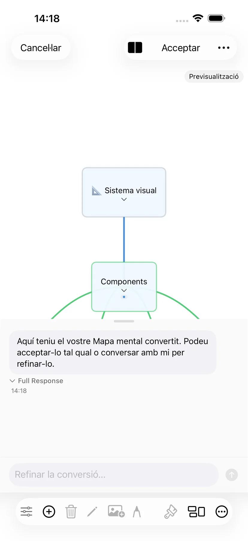 Mintofu conservant format i adjunts durant la conversió de contingut