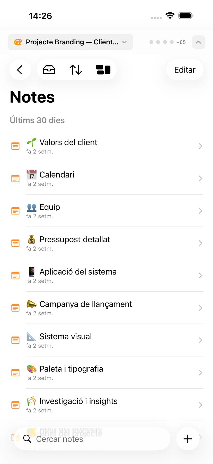 Mintofu funcionant sense connexió amb indicador de mode avió i confirmació de desament local