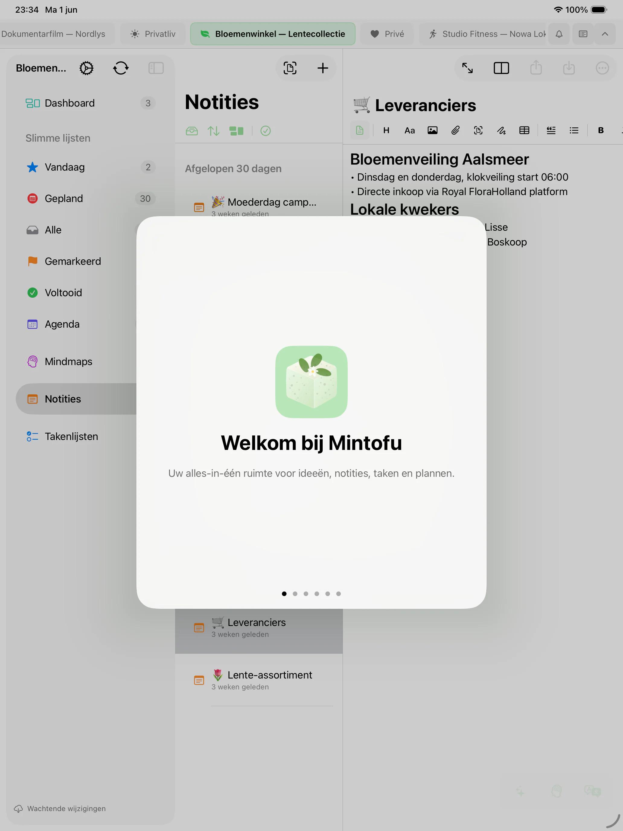 Mintofu toont dezelfde inhoud tegelijkertijd op iPhone, iPad en Mac