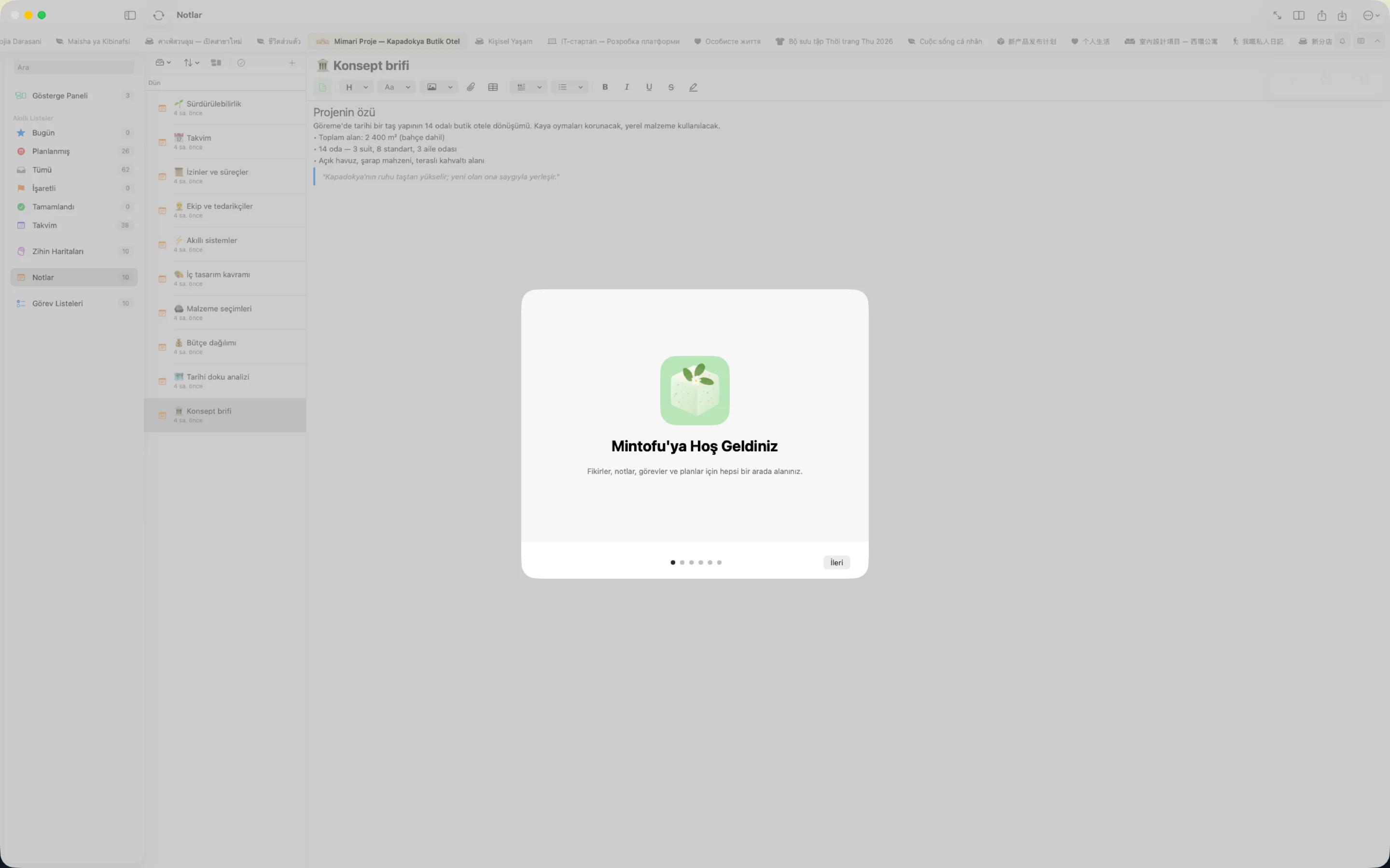 Mintofu, iPhone, iPad ve Mac'te aynı içeriği aynı anda gösteriyor