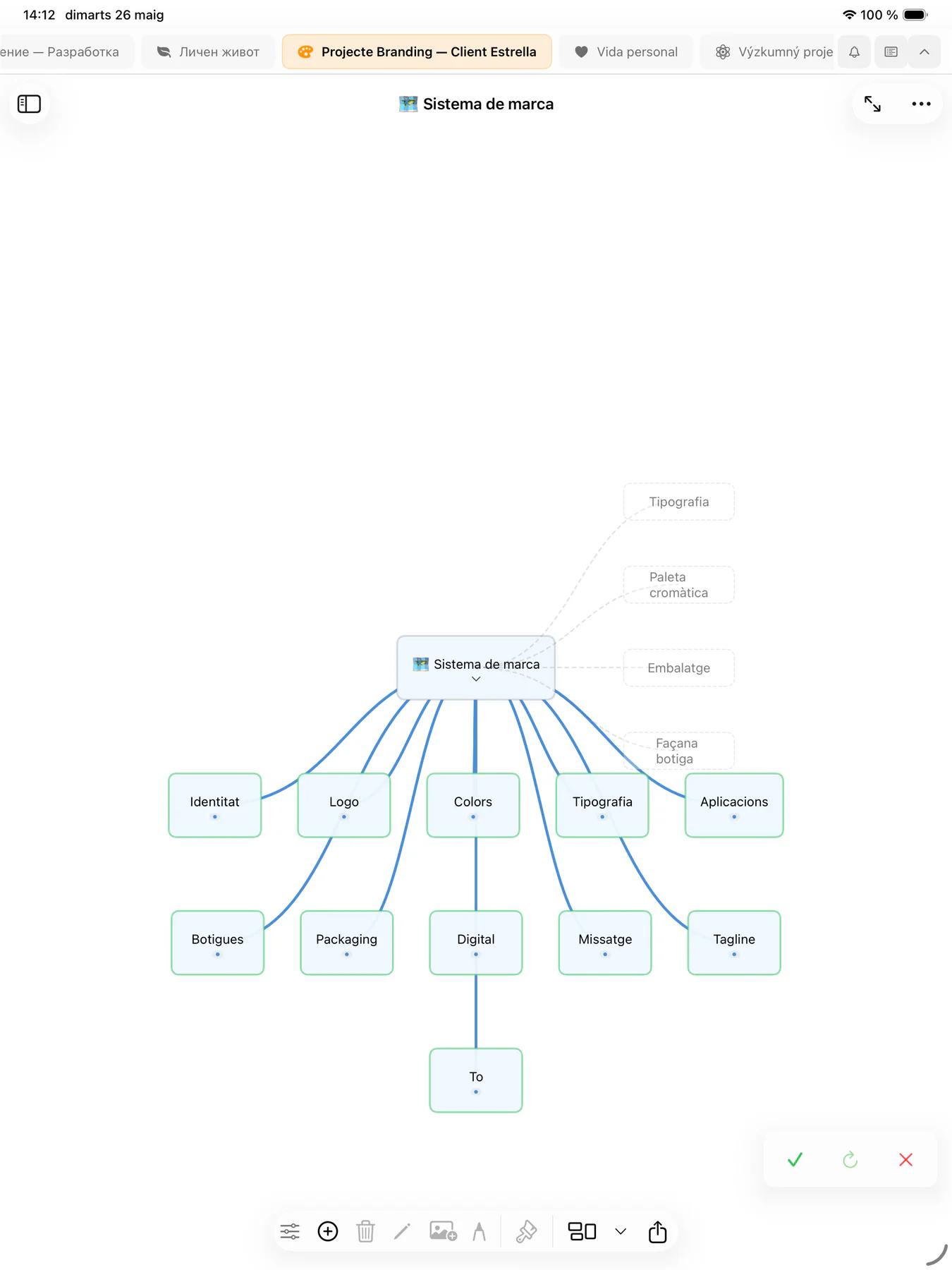Node de mapa mental Mintofu amb imatge adjunta i contingut de text enriquit