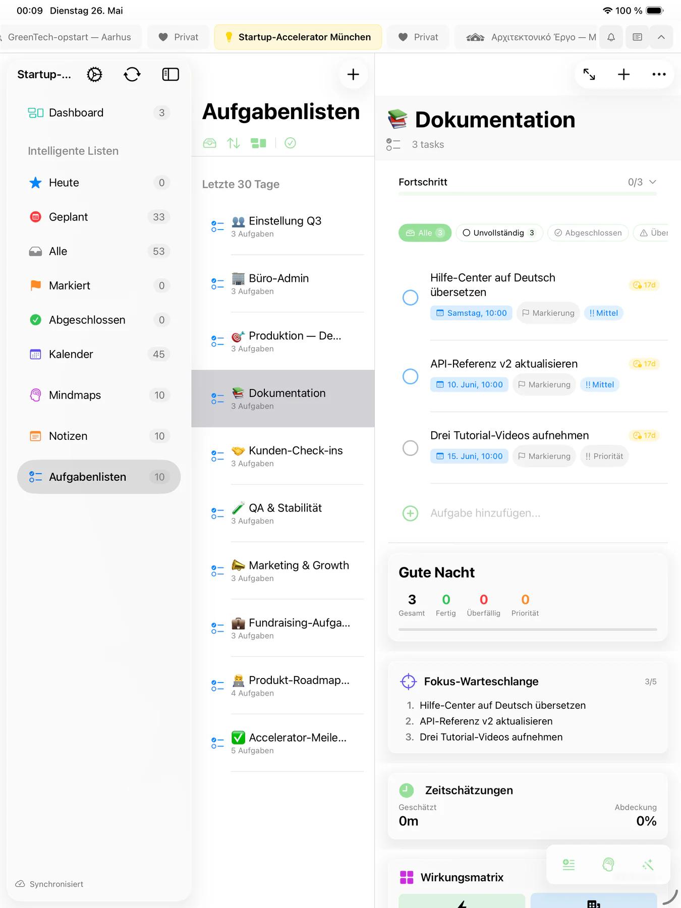 Mintofu Smart Lists mit benutzerdefinierten Filterregeln und Aktivitätsfeed