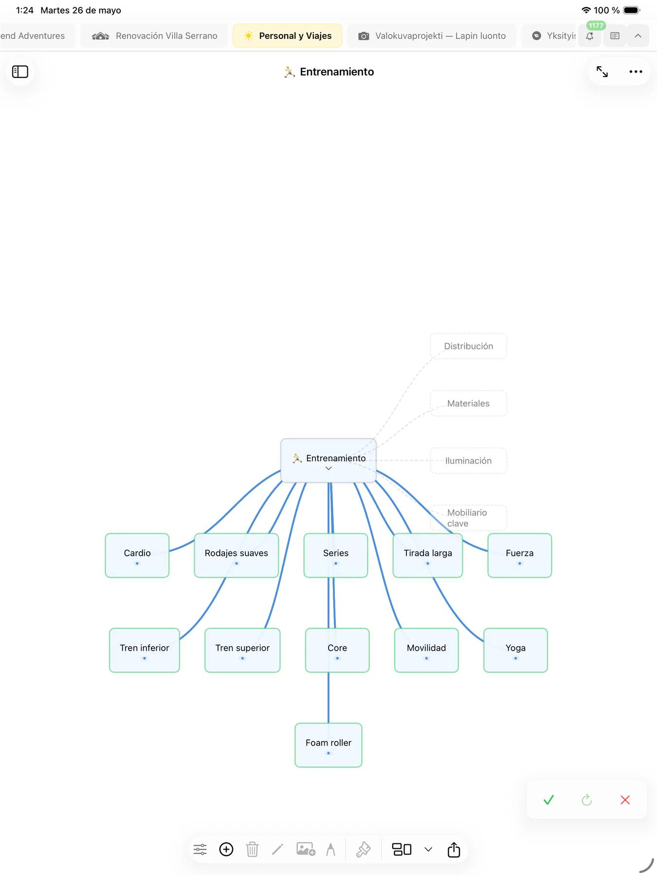 Nodo de mapa mental Mintofu con imagen adjunta y contenido de texto enriquecido