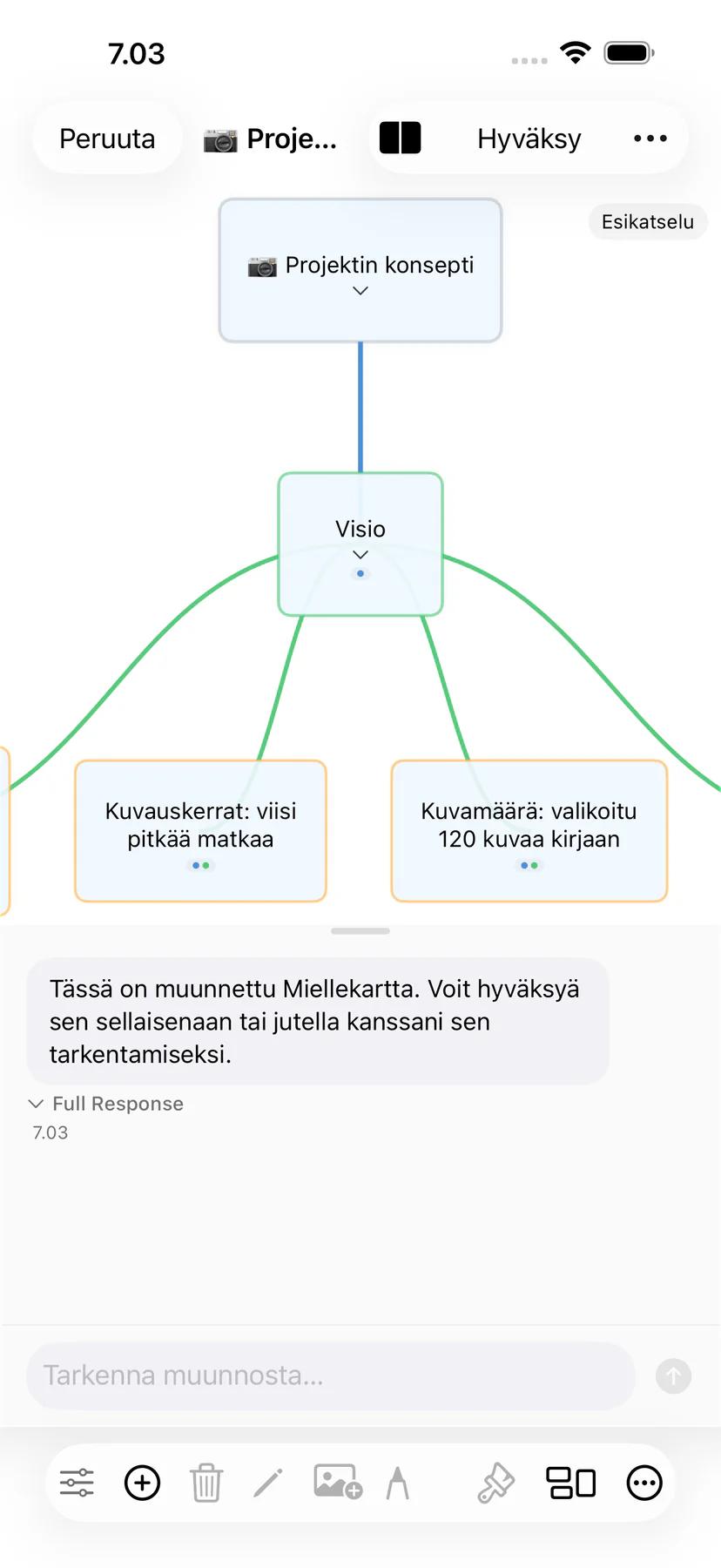 Mintofu säilyttämässä muotoilun ja liitteet sisällön muunnoksen aikana