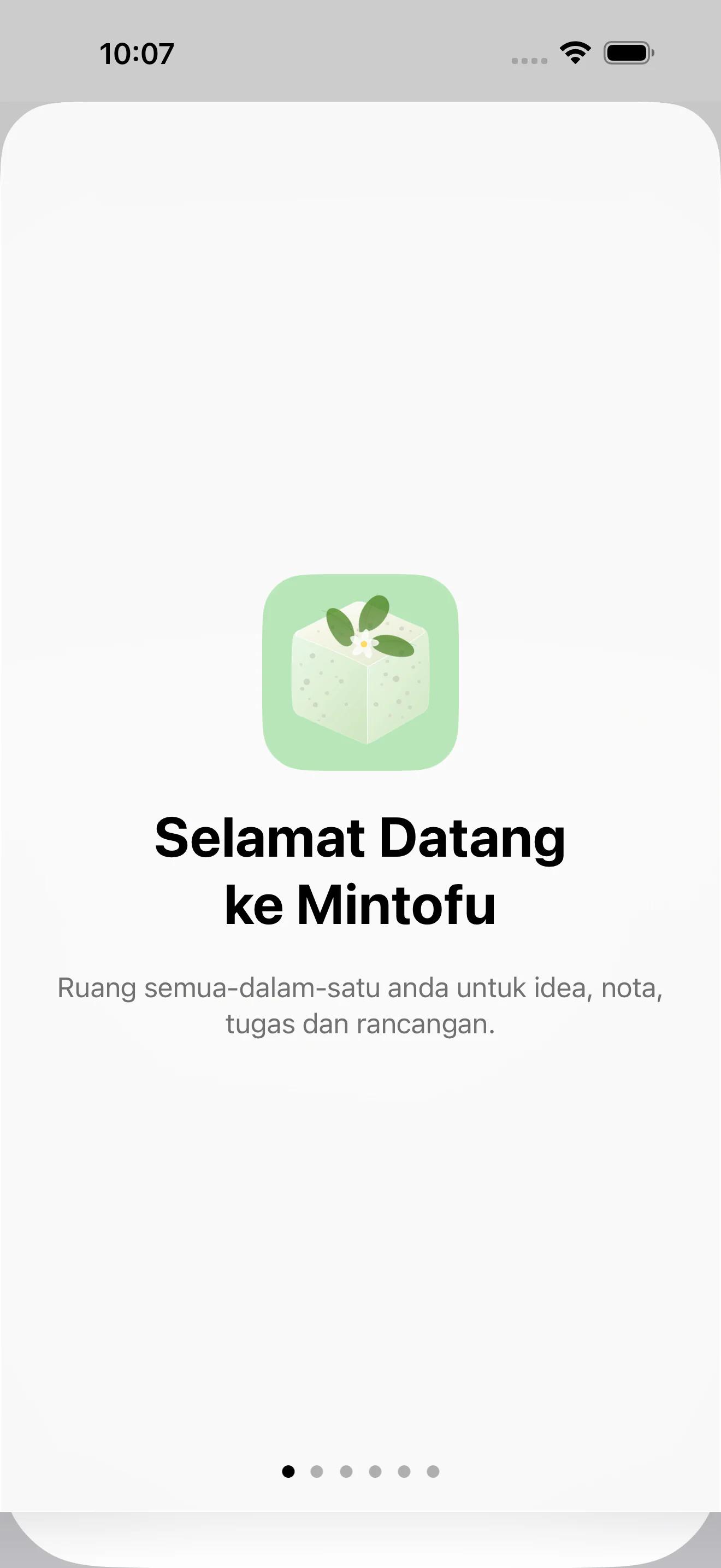 Mintofu memaparkan kandungan yang sama pada iPhone, iPad, dan Mac secara serentak