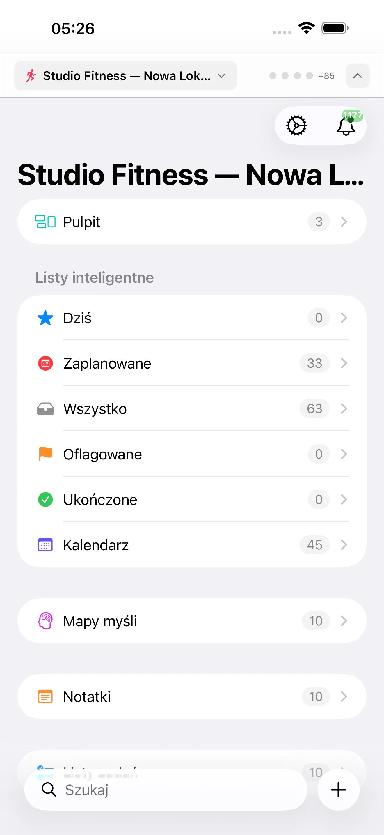 Mintofu działający na Mac, iPad i iPhone — pokazujący edytor notatek, kanwę mapy myśli oraz listę zadań z priorytetami