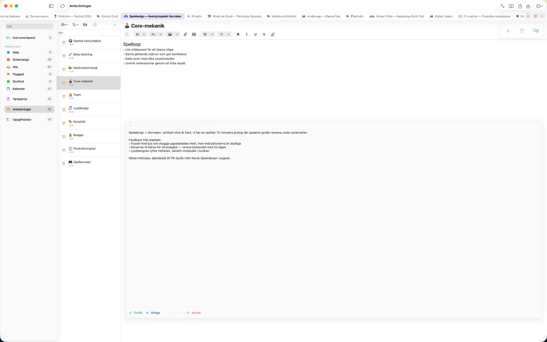 Mintofu AI som genererar innehåll från en textprompt