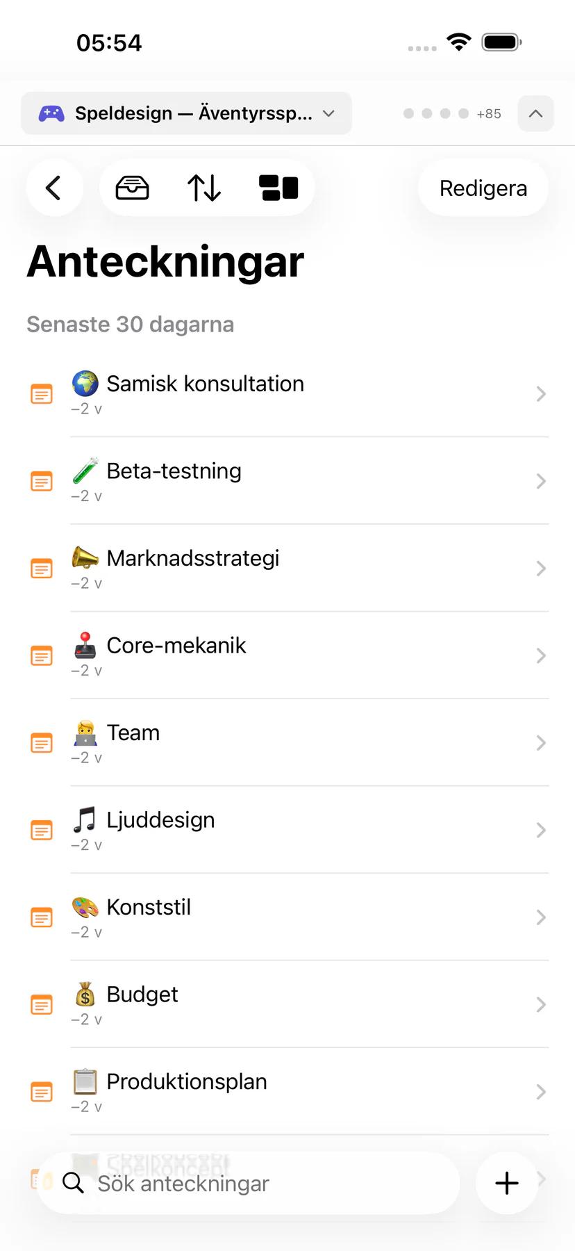 Mintofu fungerar offline med flygplansläge-indikator och bekräftelse av lokal sparning