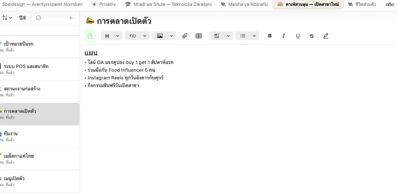 ตัวแก้ไขบันทึก Mintofu พร้อมการจัดรูปแบบข้อความที่หลากหลาย